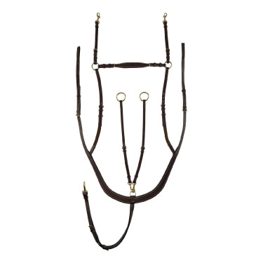 Collier de chasse Belgravia combinée avec martingale Horze Collier de chasse Belgravia combinée avec martingale Horze