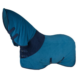 Couverture polaire avec couvre-encolure Turin Horze Bleu roi Couverture polaire avec couvre-encolure Turin Horze Bleu roi