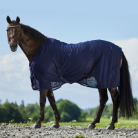Mesh zweetdeken Turin Horze Donkerblauw
