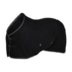 Polarfleece deken Kiel Horze Zwart