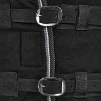 Polarfleece deken Kiel Horze Zwart