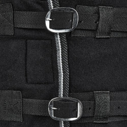 Polarfleece deken Kiel Horze Zwart