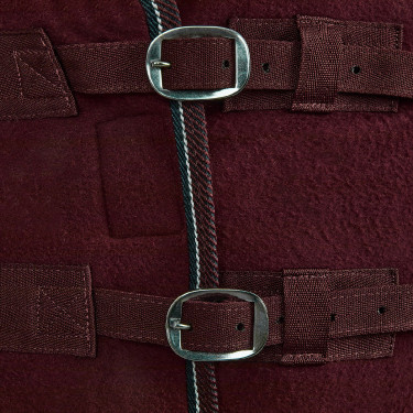Polarfleece deken Kiel Horze Donkerrood