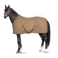 Polarfleece deken Kiel Horze Lichtbruin
