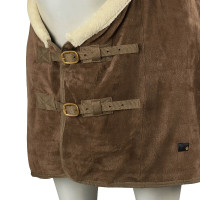 Couverture polaire Lincoln avec tour d'encolure en fourrure Horze Marron foncé Couverture polaire Lincoln avec tour d'encolure en fourrure Horze Marron foncé