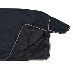 Couverture d'extérieur avec couvre-encolure Glasgow 300 g poney Horze Bleu foncé