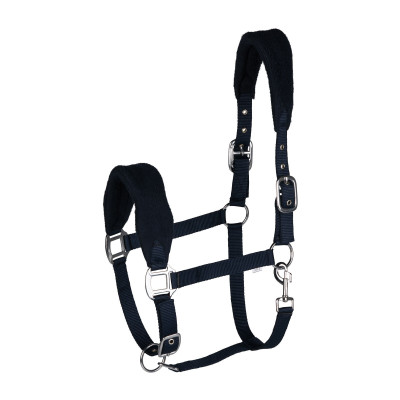 Licol Kiel avec matelassage en polaire Horze Bleu marine foncé