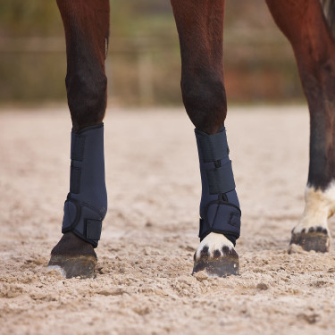 Neopreen gesloten peesbeschermers Horze Donker marineblauw