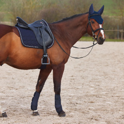 Neopreen gesloten peesbeschermers Horze Donker marineblauw