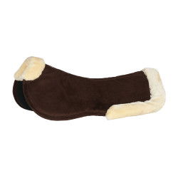 Amortisseur en mousse à mémoire de forme avec fausse fourrure Horze Marron