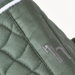 Tapis de selle mixte Adepto Horze Vert kaki beetle Tapis de selle mixte Adepto Horze Vert kaki beetle