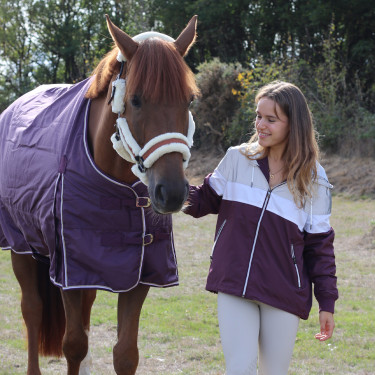 Blouson Pénélope Celecce Prune Violet