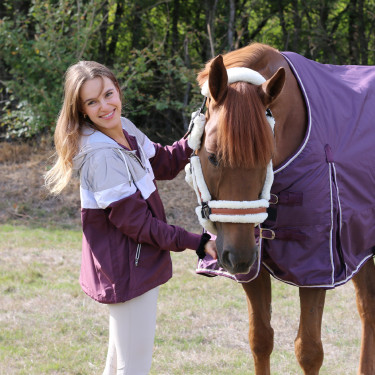 Blouson Pénélope Celecce Prune Violet
