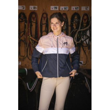Blouson Pénélope Celecce Marine / roze