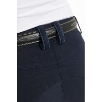 Broek Equithème Kim biologisch katoen Marineblauw