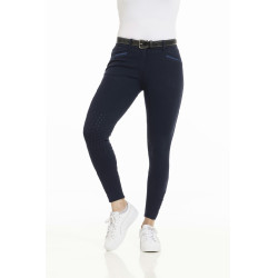Broek Equithème Kim biologisch katoen Marineblauw