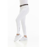 Pantalon Equithème Kendal fond silicone Blanc Pantalon Equithème Kendal fond silicone Blanc