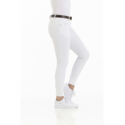 Pantalon Equithème Kendal fond silicone Blanc Pantalon Equithème Kendal fond silicone Blanc