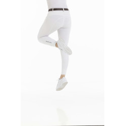 Pantalon Equithème Kendal fond silicone Blanc Pantalon Equithème Kendal fond silicone Blanc