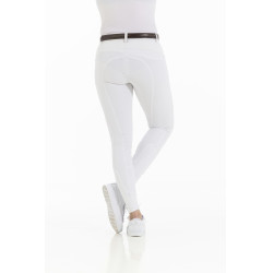 Pantalon Equithème Kendal fond silicone Blanc Pantalon Equithème Kendal fond silicone Blanc