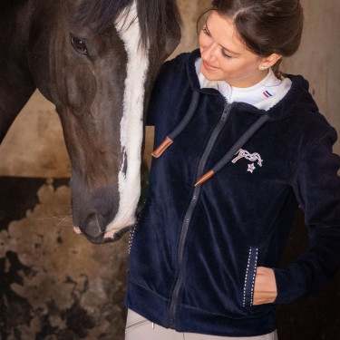 Sweat-zip Emy Velvet Pénélope Sweat-zip Emy Velvet Pénélope