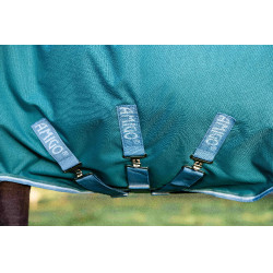 Couverture Horseware Amigo® Bravo 12 Plus 400g 1200D Vert / turquoise Couverture Horseware Amigo® Bravo 12 Plus 400g 1200D Vert / turquoise