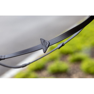 Rênes en caoutchouc LeMieux Marron