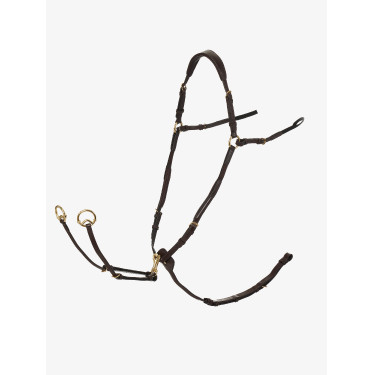 Collier de chasse avec martingale LeMieux Havane Marron Collier de chasse avec martingale LeMieux Havane Marron
