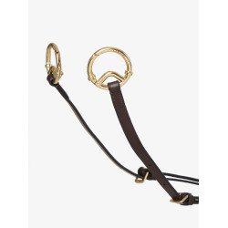 Jachtkruis met martingaal LeMieux Havana Bruin