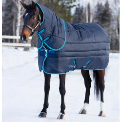 Couverture Horseware Amigo Insulator Plus Super 550g Marine/ bleu électrique Couverture Horseware Amigo Insulator Plus Super 550g Marine/ bleu électrique