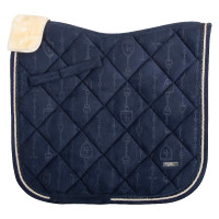 Tapis de selle dressage HV Polo Lauren Bleu marine Tapis de selle dressage HV Polo Lauren Bleu marine