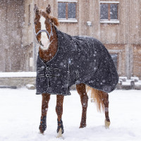 Waterdichte Oxford-deken Riding World Zwart
