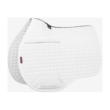 LeMieux GP Vierkant Katoen Zadeldek Wit LeMieux GP Vierkant Katoen Zadeldek Wit