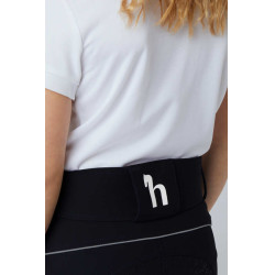 Kinderbroek voor paardrijden met zitvlak Horze Aubrey Donker marineblauw Kinderbroek voor paardrijden met zitvlak Horze Aubrey Donker marineblauw