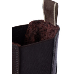 Boots PU hiver Idaho femme Horze Marron
