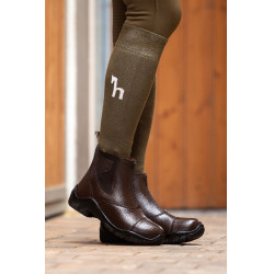 Boots PU hiver Idaho femme Horze Marron