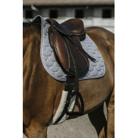 Tapis de selle Equithème Khadi Gris clair