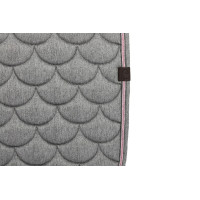Tapis de selle Equithème Khadi Gris clair