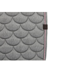 Tapis de selle Equithème Khadi Gris clair