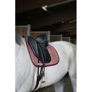 Tapis de selle Equithème Glossy Vieux rose Tapis de selle Equithème Glossy Vieux rose