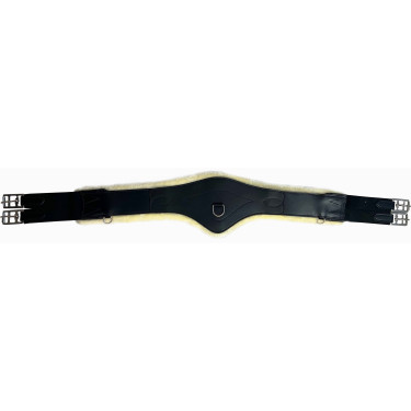 Sangle anatomique cuir mouton T de T Noir