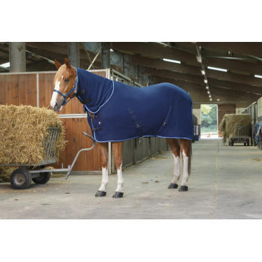 Fleece-overhemd Riding World Combo Marine / lichtblauw Fleece-overhemd Riding World Combo Marine / lichtblauw