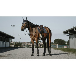 Bonnet chasse-mouches Equithème French Touch Noir