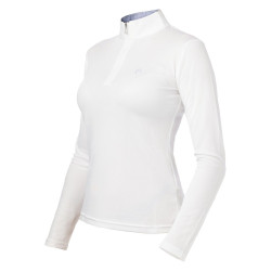 Polo Equi-Theme Mesh manches longues coupe cintrée