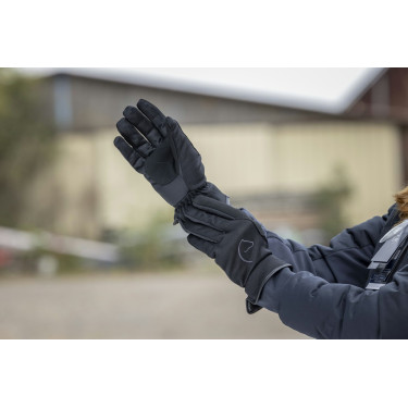 Gants Equithème Flocon Noir Gants Equithème Flocon Noir