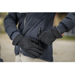Equithème Flocon handschoenen Zwart Equithème Flocon handschoenen Zwart