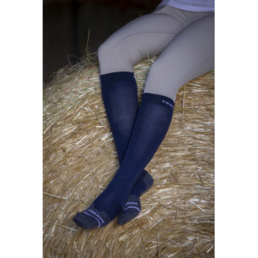 Chaussettes Equithème Technic Bleu marine Chaussettes Equithème Technic Bleu marine