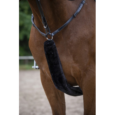 Fourreau de collier de chasse Equithème Teddy Noir Fourreau de collier de chasse Equithème Teddy Noir
