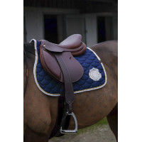 Tapis de selle Equithème Denim Bleu marine Tapis de selle Equithème Denim Bleu marine