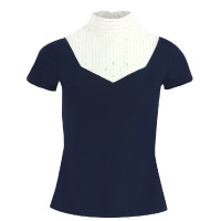 Polo Equithème Lerma manches courtes Bleu marine